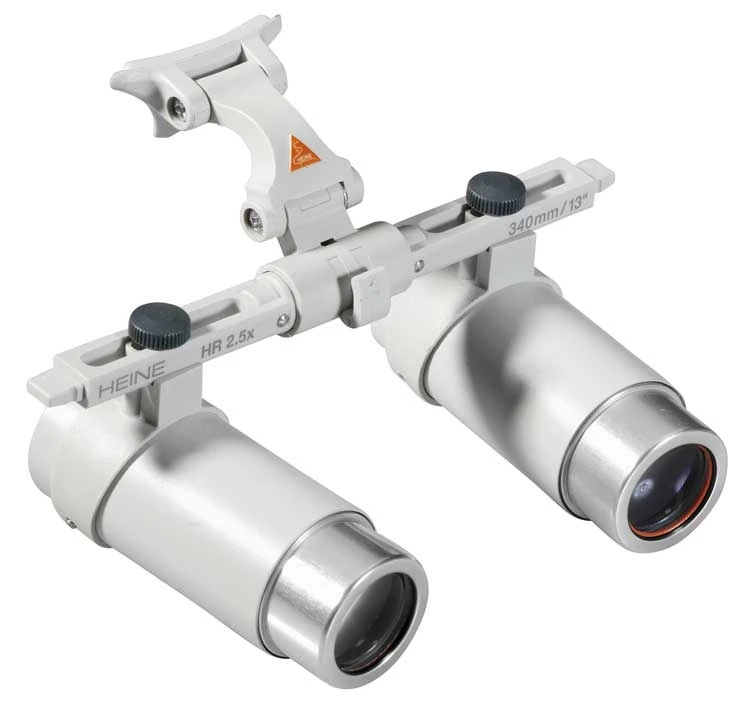 HEINE Lupa okularowa HRP 4x/340, z system i-View do ramki S-Frame, część optyczna tylko, w walizeczce